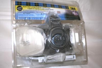 New 3M r-6311 dual cartridge respirator assembly paint 