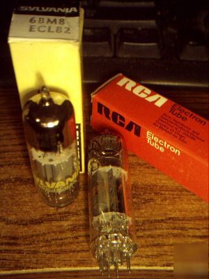 Two excellent nos 6BM8 ECL82 for tube amplifier (sweet)