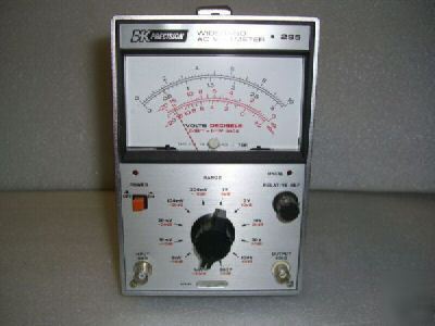 Bk precision 295 wideband ac voltmeter tested