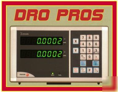 Fagor 2 axis 10 x 20 digital readout mill dro kit