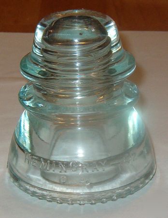 Hemingray 42 insulator light blue