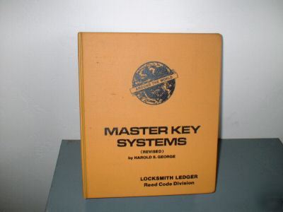 Master key systems - locksmith ledger - reed code book