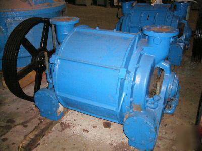 Nash mdl CL2002 liquid ring vacuum pump belt driven