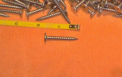 Stainless steel screws/ flat head/1.5 in x #8 (2 pounds