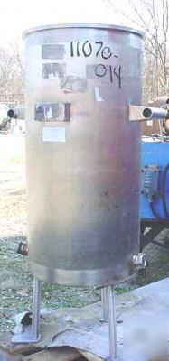 Used 31 gallon vertical stainless steel tank