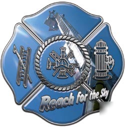 Firefighter decal reflective 4