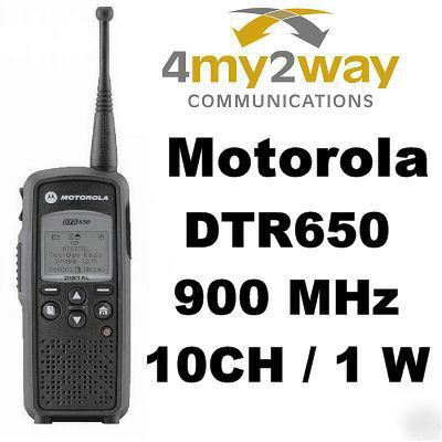 Motorola DTR650 digital 900 mhz 10CH 1W portable radio