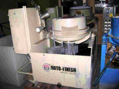 Roto finish high speed centrifugal wet disc roto max 