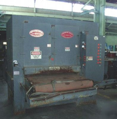 #SS52X103W.p. burlington dbl-head abrasive-belt grinder