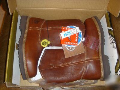  steel toe georgia boots sz 9 m