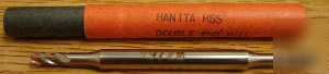 1PC hanita 7/64 double end mill 3/16 x 9/32 x 2-5/8