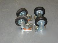 Castors - 4 x 5