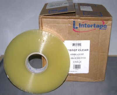 1 cs intertape 48MM x 914M - 6 rolls > 2 inch clear 