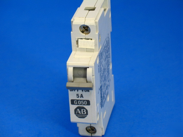 Allen bradley din circuit breaker 1492-CB1 b, g 050-5A