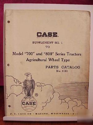 Case model 700 800 series tractors agric wheel parts ca