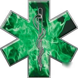 Emt ems mfr medic decal reflective 12