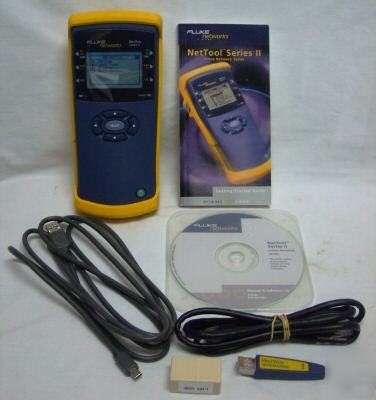 Fluke nettool series ii inline network tester, fluke