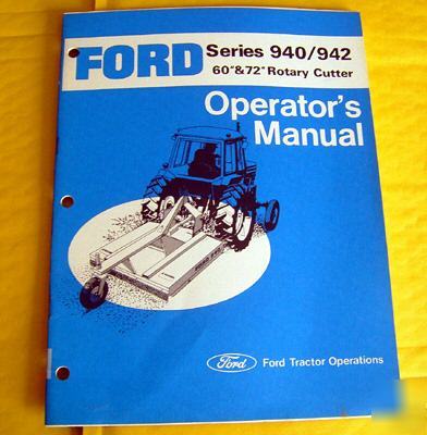 Ford 940 942 series 60-72