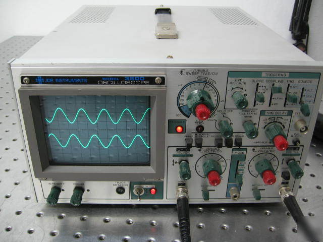 G34821 jdr instruments model 3500 oscilloscope
