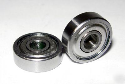 (10) R3A-z shielded ball bearings, 3/16