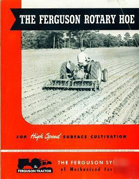 Ferguson rotary hoe flyer 1949