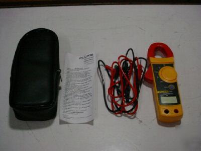 Fluke 322 clamp meter digital multimeter case excellent