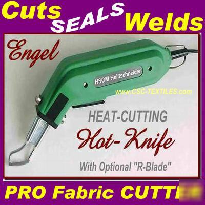 New engel hsg-0 hot knife & blade cuts weld fabric 110V 