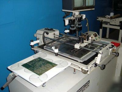 Transition automation semi-automatic screen printer smt