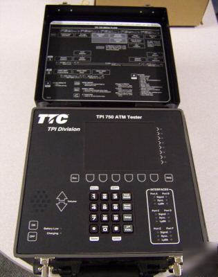 Ttc tpi 750 atm tester w/ cables / manual and case