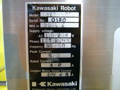Kawasaki master wafer robot controller C31D-5001