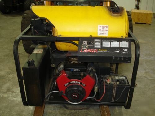 Landa hot cold 3000 psi hot water pressure washer power