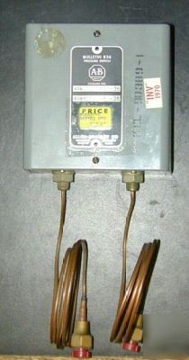 Allen-bradley bulletin pressure differential switch 836