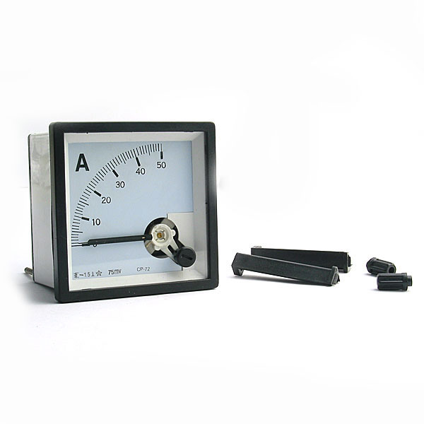 Dc 50A analog ampere panel meter current amp ammeter
