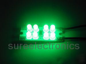 Fantastic high brightness cluster with 8PCS led (green)