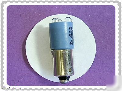 Ledtronics (120-volt) blue led T3-1/4 mini bayonet lamp