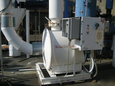 Ross cook dust collector bag house vacuum 60 hp 