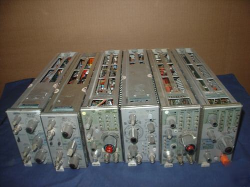 Tektronix 7A22, 7B70, 7A24, 7B53A, 7B53N, 7A26 modules