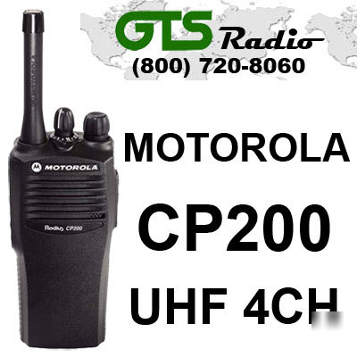 New motorola CP200 uhf 4 channel 4 watt cp 200