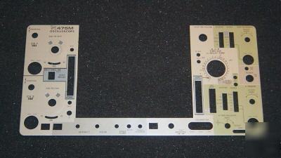 Tektronix tek 475M front faceplate