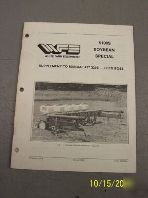 White 5100S soybean special implement manual tractor