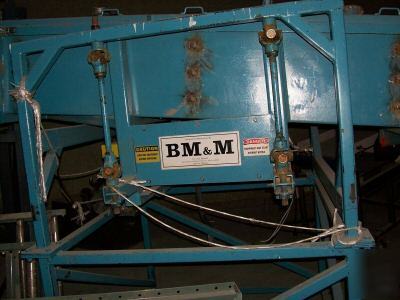  bm&m gyrotory vibrating chip screen separator sizer 