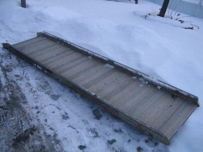 9 ft aluminum walk truck ramp walk board moving step 