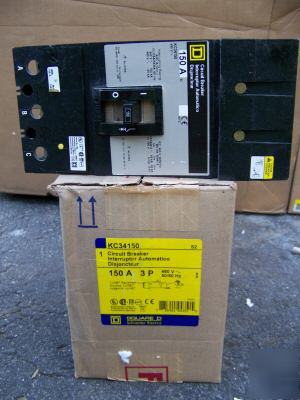 New square d KC34150 3POLE 150AMP 480V circuit breaker 