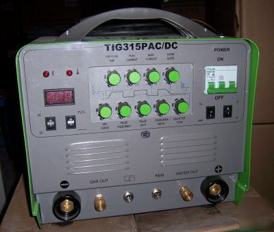 New ac/dc tig/mma pulse welder 2IN1 wse 315P aluminum