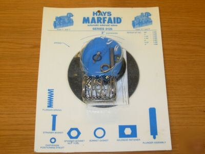 Hays marfaid solenoid valve series 3125 repair kit 