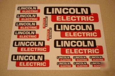 17 ~ lincoln electric welder ~ decals / stickers