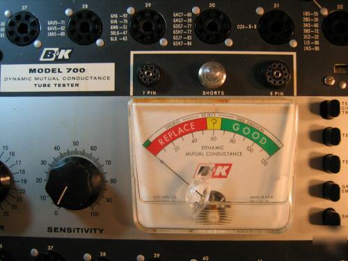 Bk b&k 700 tube tester good condition, working