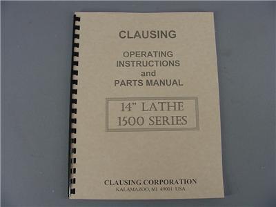 Clausing 1500 series 14