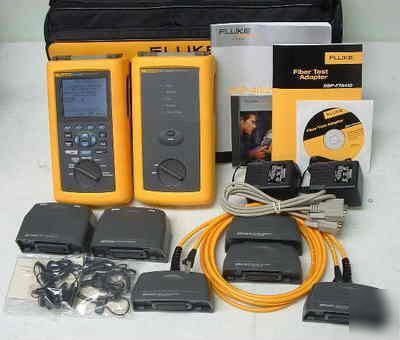 Fluke dsp-4000 FTA410 CAT5E CAT6 fiber certifier dsp