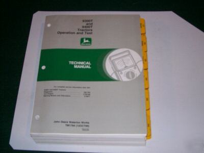 John deere 9300T&9400T (oper&tests) technical manual